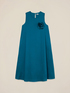 Midikleid aus Popeline mit Brosche image number 3
