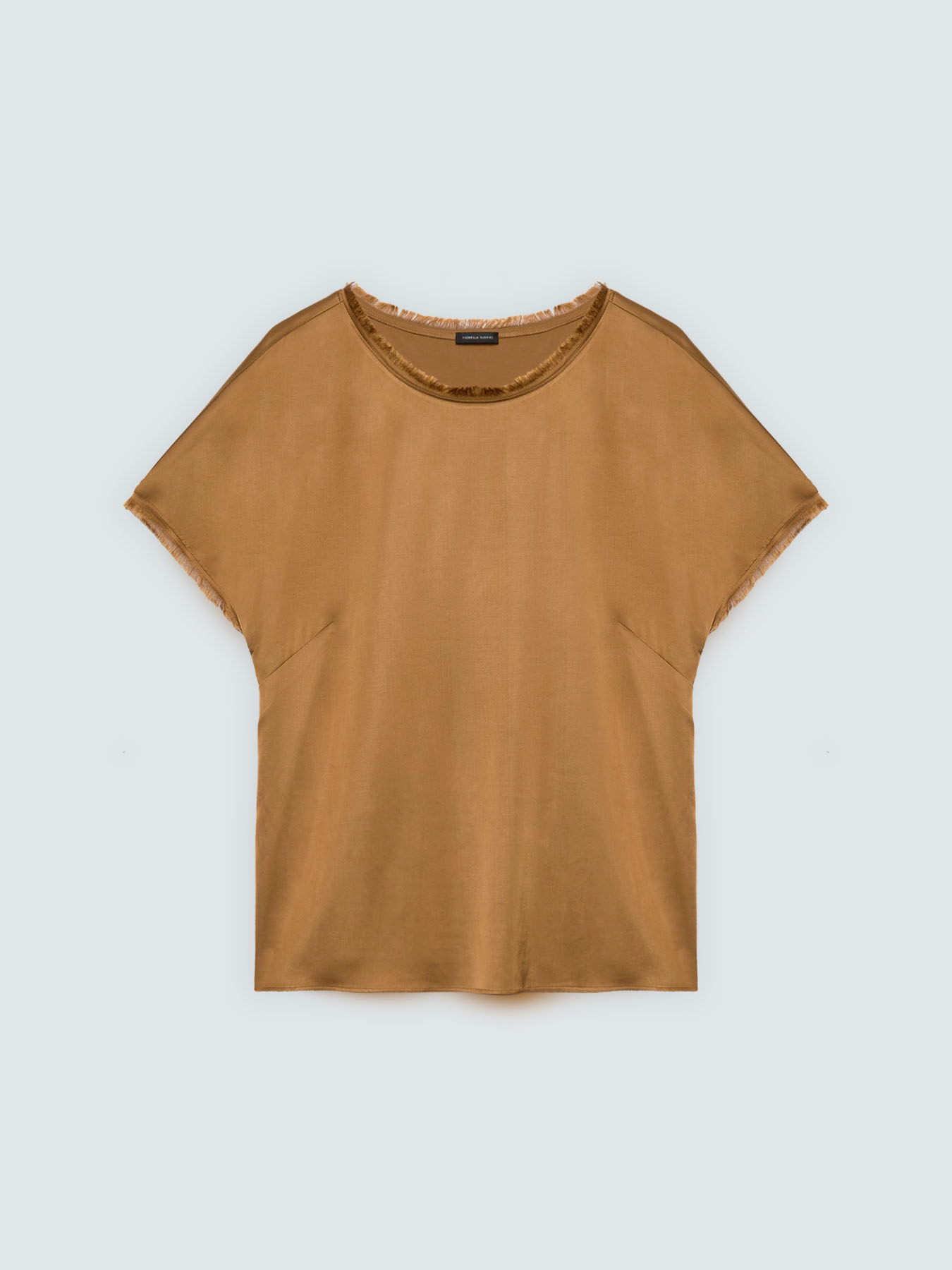 Satintop mit Fransendetails image number 4