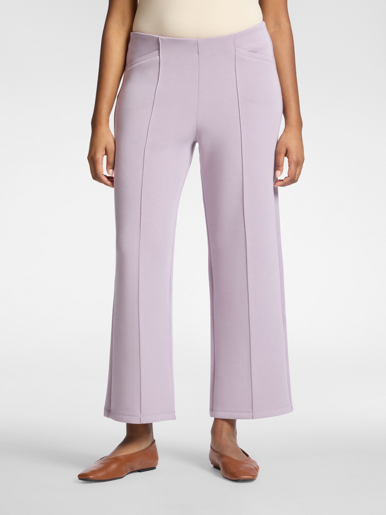 Palazzo pants in scuba image number 2