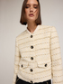 Bouclé fabric jacket with buttons image number 3