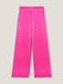 Pantalon large en satin image number 4