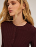 Cardigan a coste tridimensionali image number 2