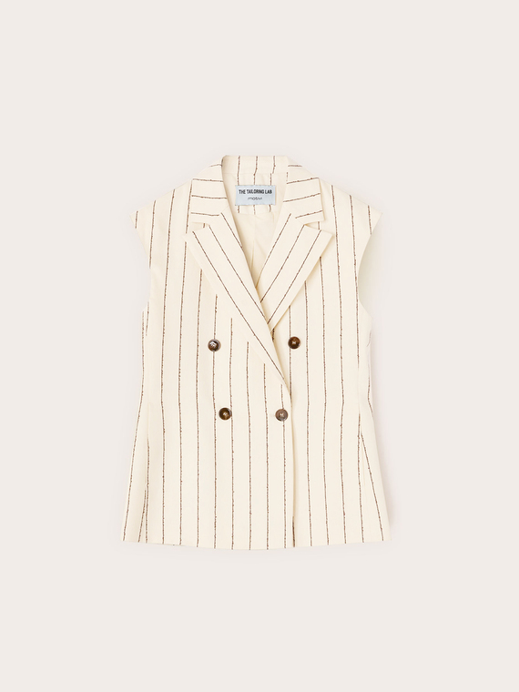 Pinstripe Vest The Tailoring Lab