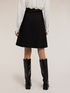 A-line skirt with asymmetrical hem image number 1