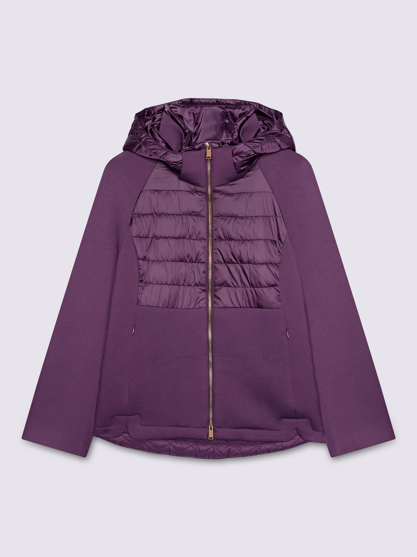Lightweight dual-material down jacket image number 5