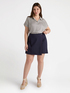 Camicia in raso a micro pois image number 2