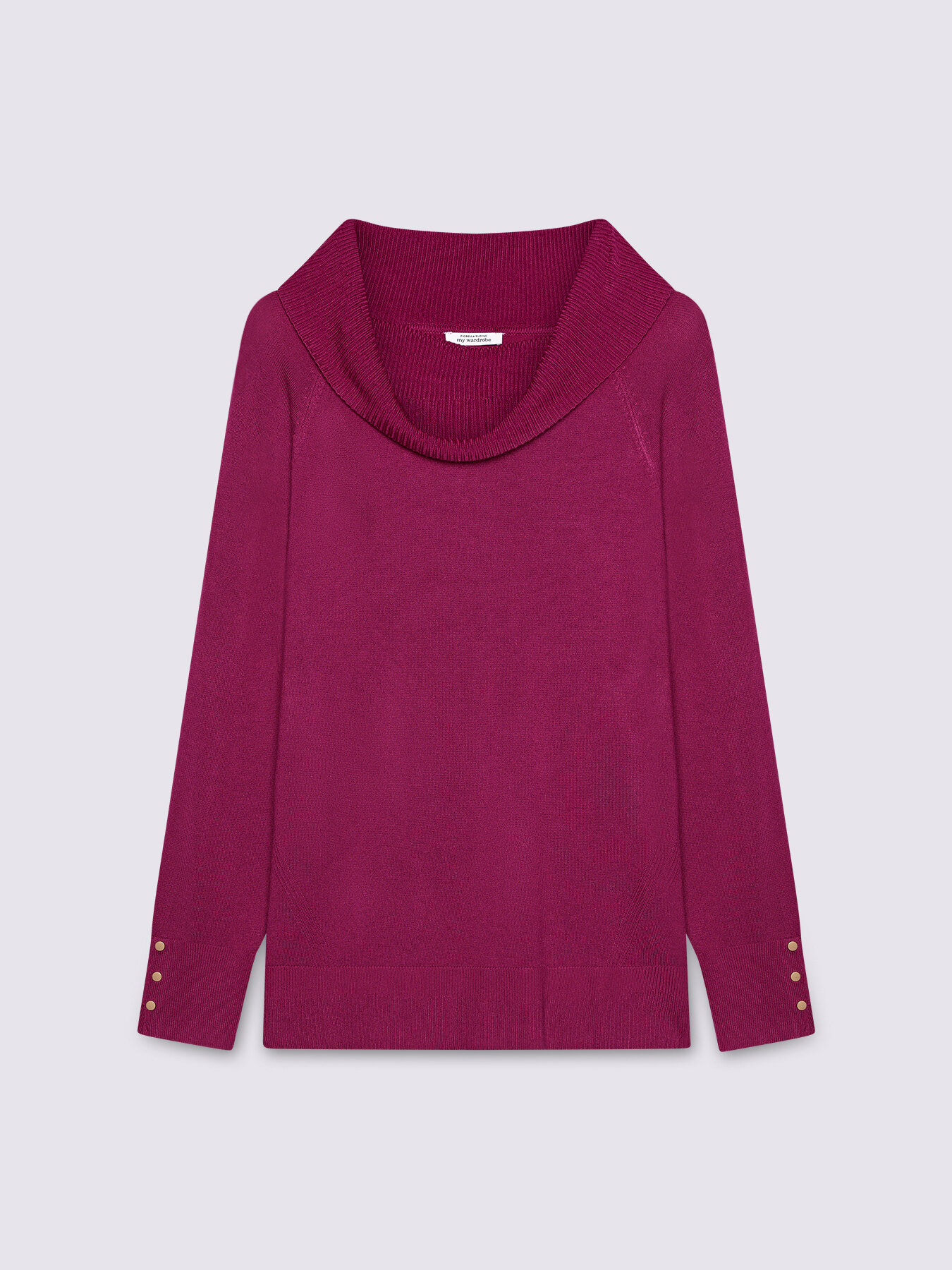 Pull à col roulé avec boutons sur les poignets image number 4