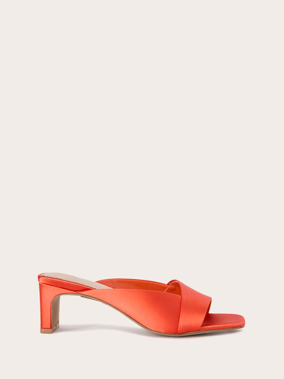 Mules en satin