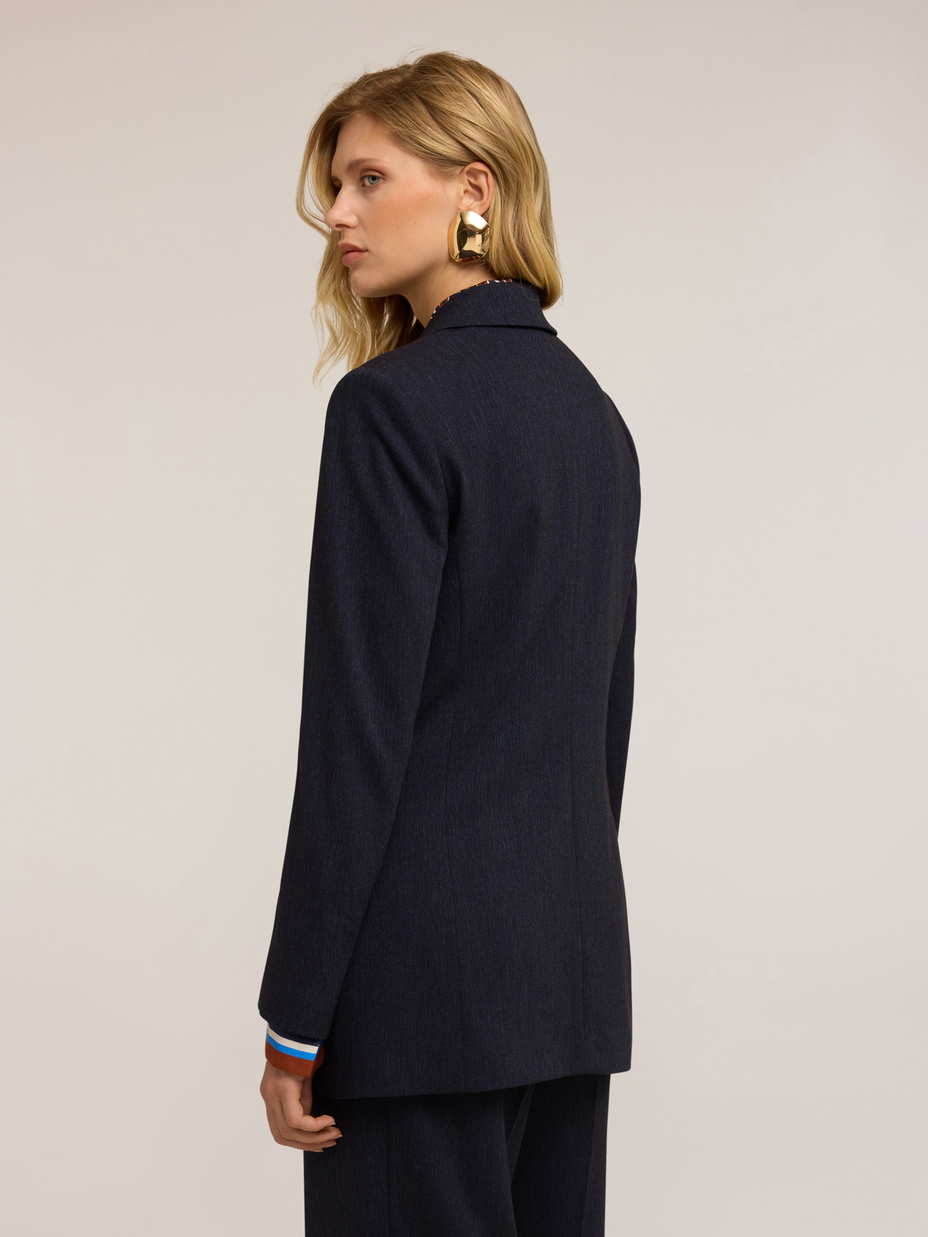 Long double-breasted jacket image number 1