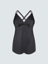 Tankini-Oberteil mit Ringdetail image number 5
