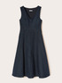 Denim midi dress image number 4