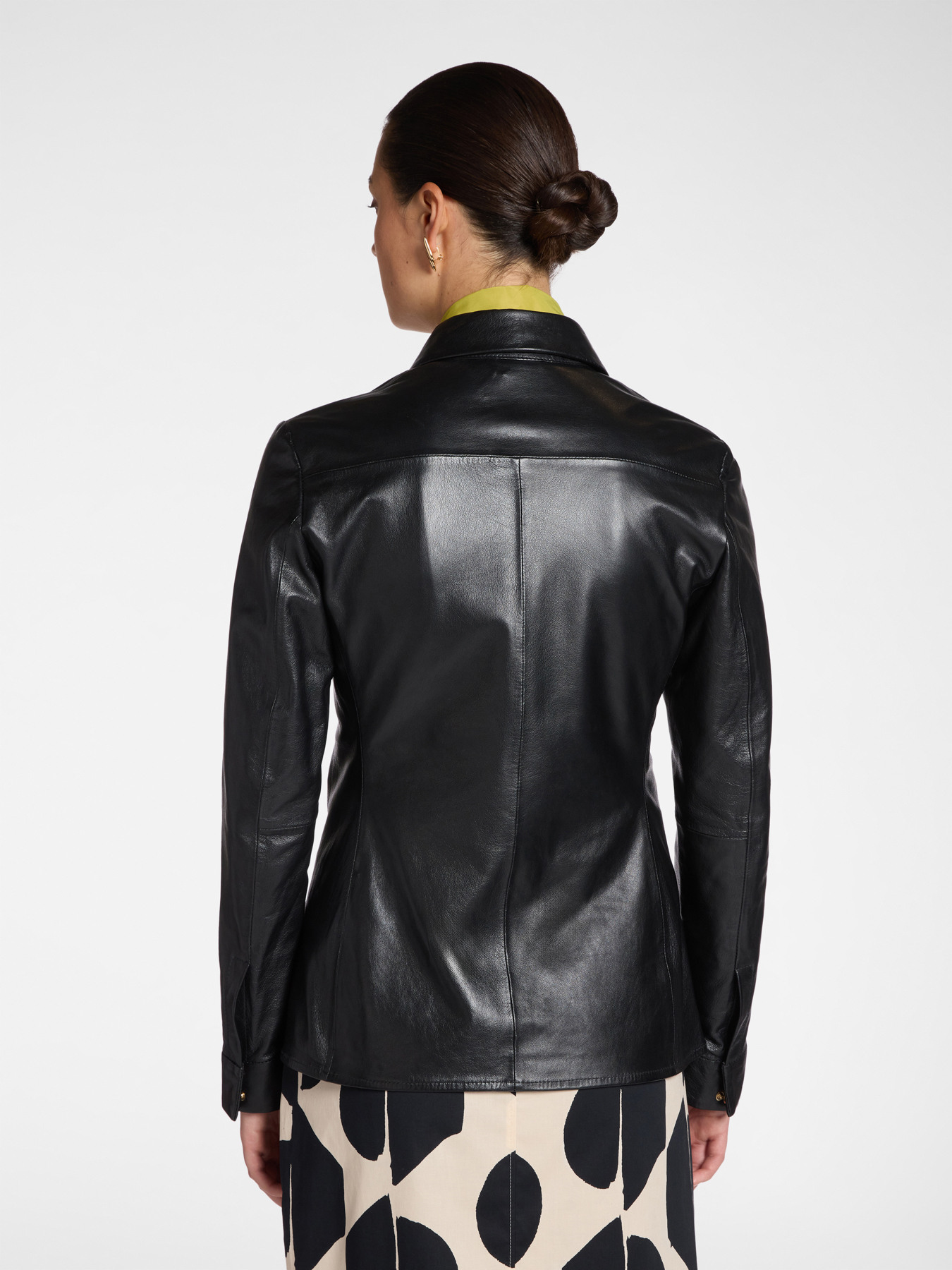 Leather shirt image number 1