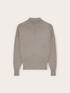 Ribbed viscose turtleneck sweater image number 4
