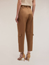 Pantaloni cargo in raso image number 1