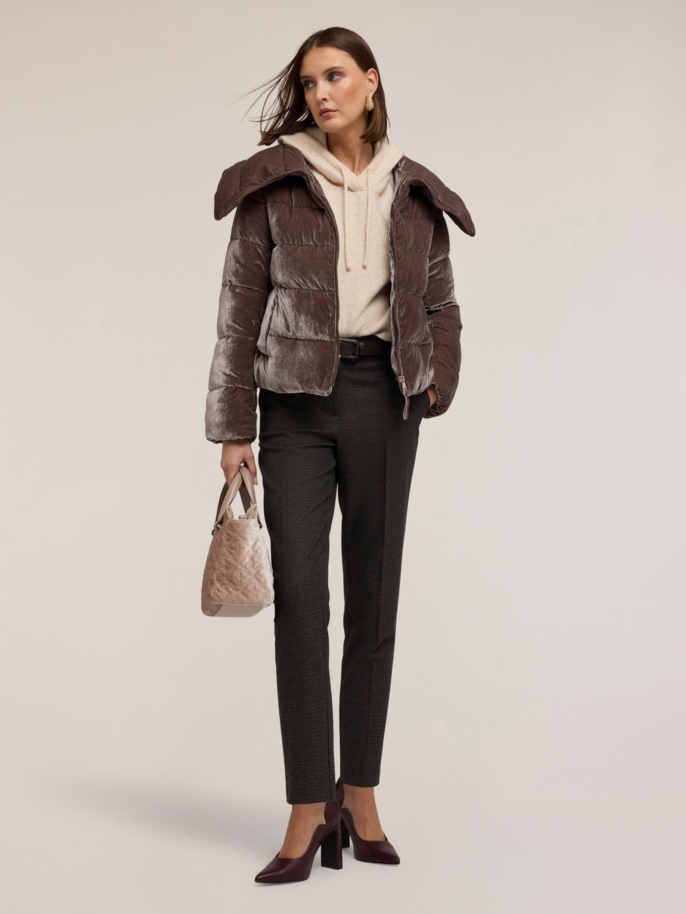 Regular-Hose aus garngefärbtem Stoff image number 3