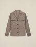Shirt jacket with patch pockets image number 4