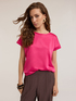 Two-material T-shirt image number 2