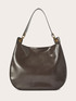 Hobo bag in tessuto spalmato lucido image number 2
