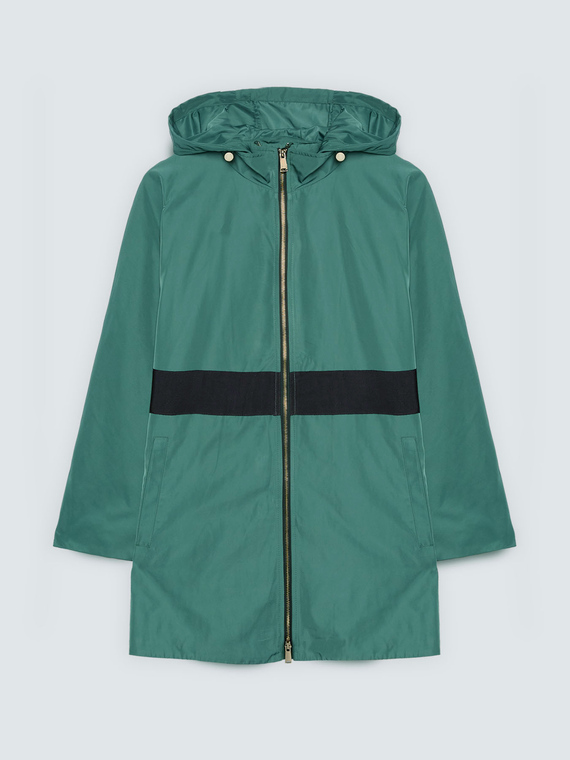 Parka mit Kontraststreifen