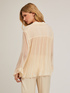 Georgette shirt with back pleat detail image number 1