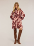 Floral dress in crepe image number 0