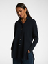 Cardigan longo com gola image number 0