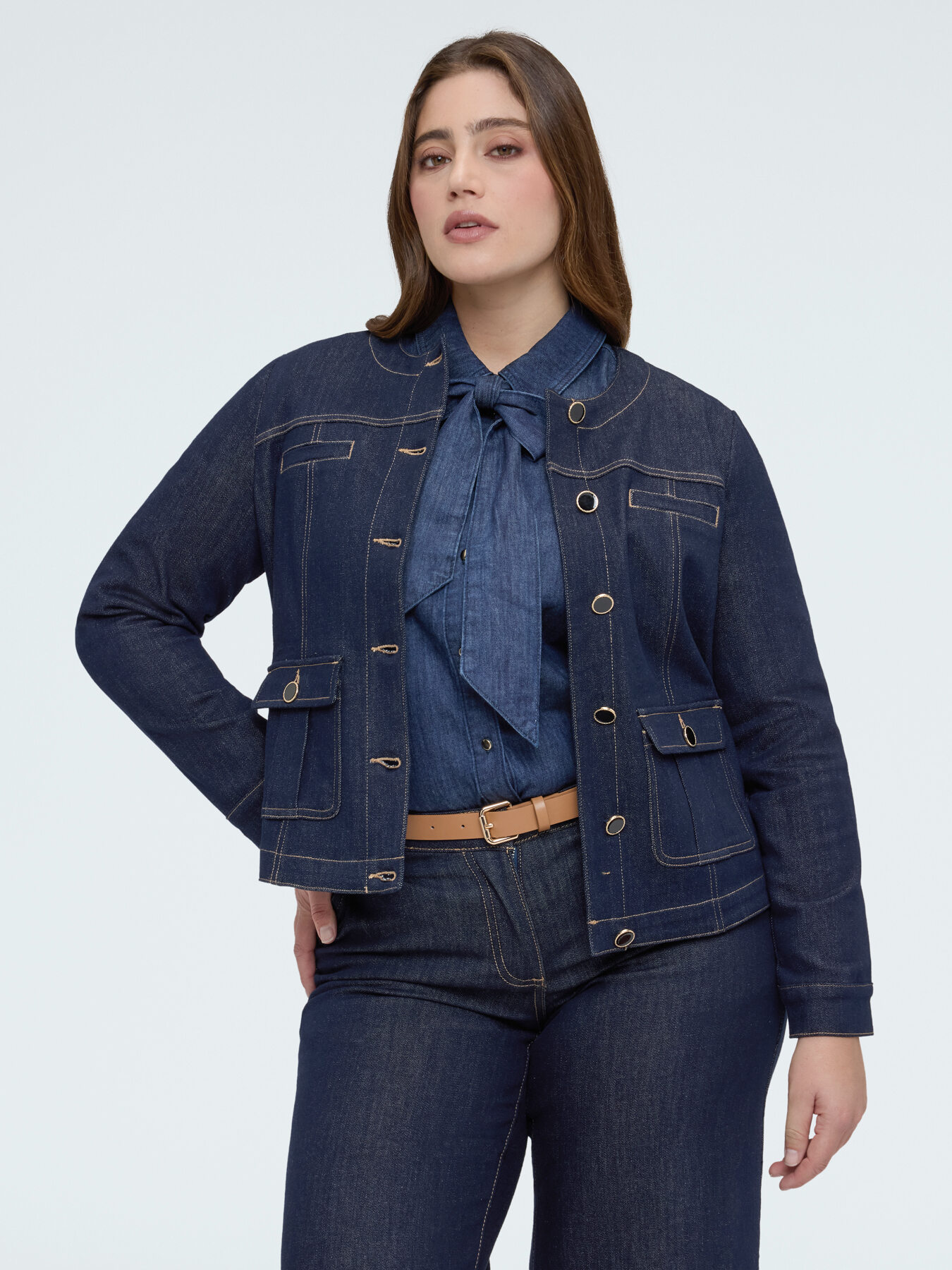 Bon ton denim jacket image number 2