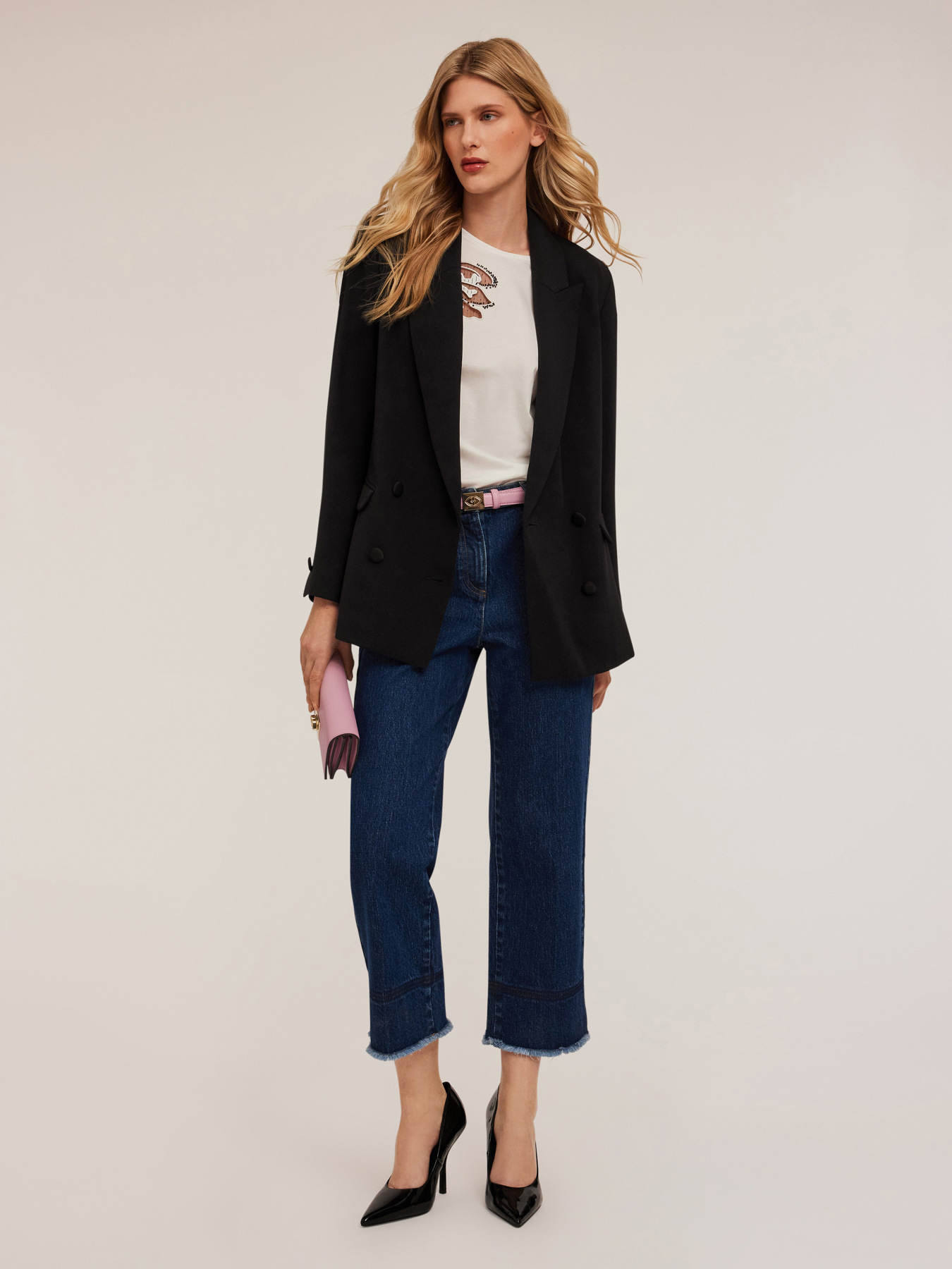 Jean cropped kick flare image number 0
