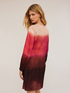 Vestito sfumato in raso image number 1