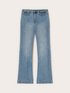 Light blue flare jeans image number 4