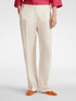 Pantaloni relaxed fit in lino image number 2