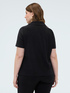 Jersey t-shirt with neckline detail image number 1
