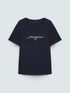 T-Shirt aus Baumwolle mit Crystal-Schriftzug image number 4
