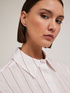 Camicia boxy a righe image number 2