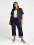 Giacca in denim con micro borchie image number 0