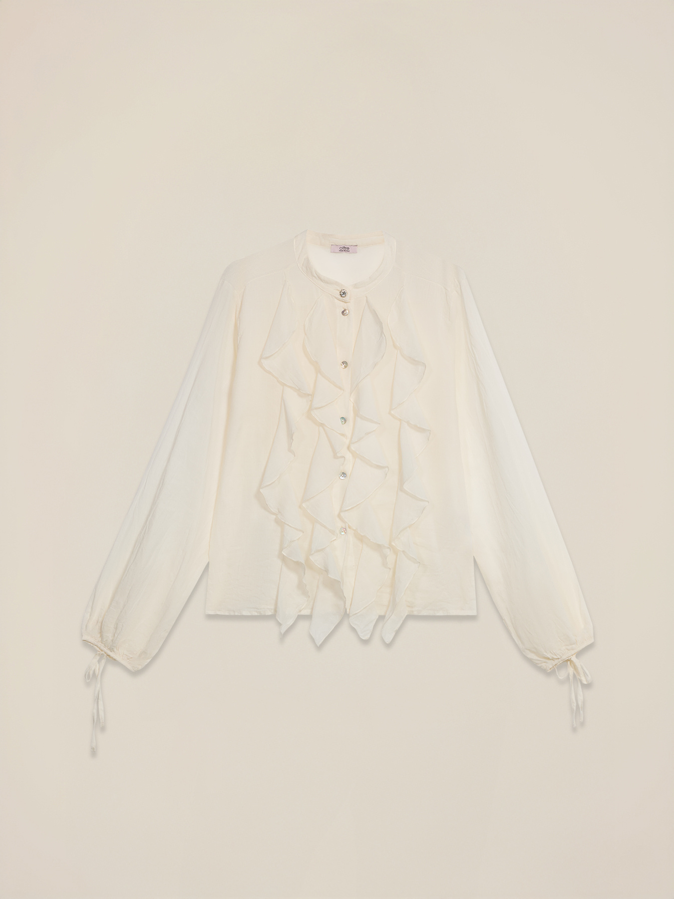 Camicia con volant image number 3