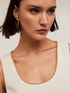 Vestito a tubino con dettaglio metal chain image number 3