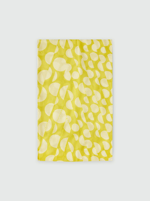 Printed and embroidered stole