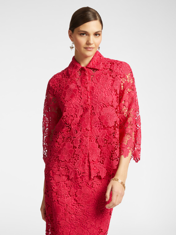 Macramé lace jacket