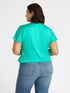 Bluse mit Viskose LENZING™ ECOVERO™ mit Knoten am unteren Saum image number 1