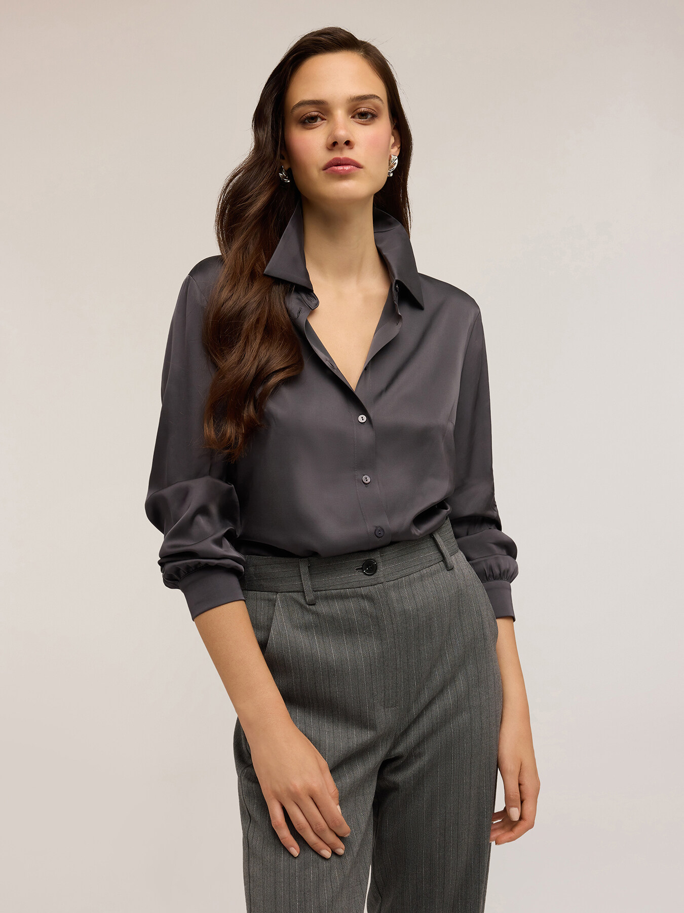 Camicia satin image number 2