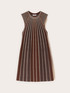 Rochie linie A din tricotaj pliseu image number 4