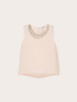 Flowing top with crystal stone fringes image number 4
