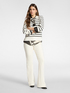 Striped viscose blend jumper image number 3