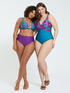 Bikini mit tropischem Print und Bund in der Taille image number 6