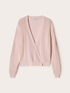Cardigan ad incrocio in cotone image number 4