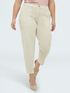 Carrot Fit Cotton Trousers image number 0