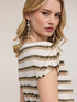 Lurex striped T-shirt image number 2