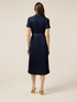 Robe chemisier longue effet denim image number 1