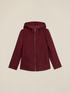 Cappotto corto con cappuccio e zip image number 3